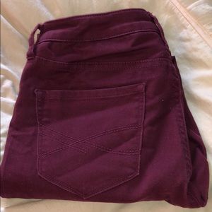 Maroon Jegging